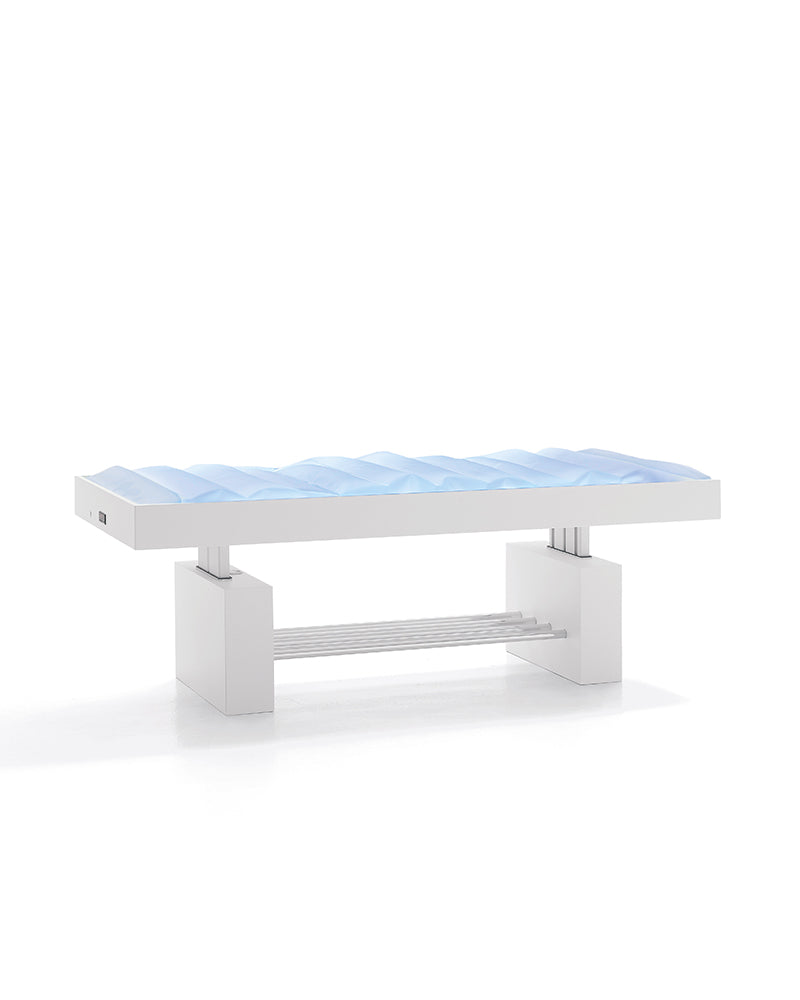 Andromeda - White treatment table - Water mattress with lift